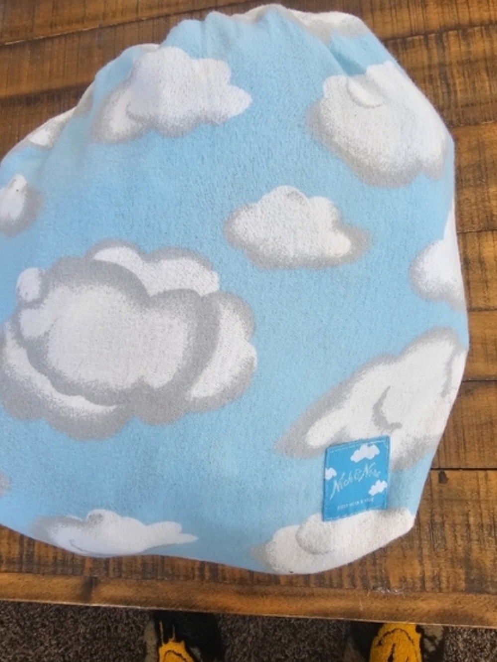 Nick And Nora Blue Cloud Print Twin Bedding Set - Picture 2 of 2